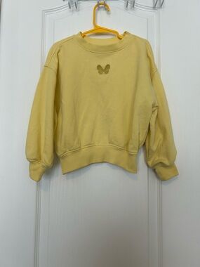 Old Navy Yellow Kids Sweatshirt with Butterfly Cutout